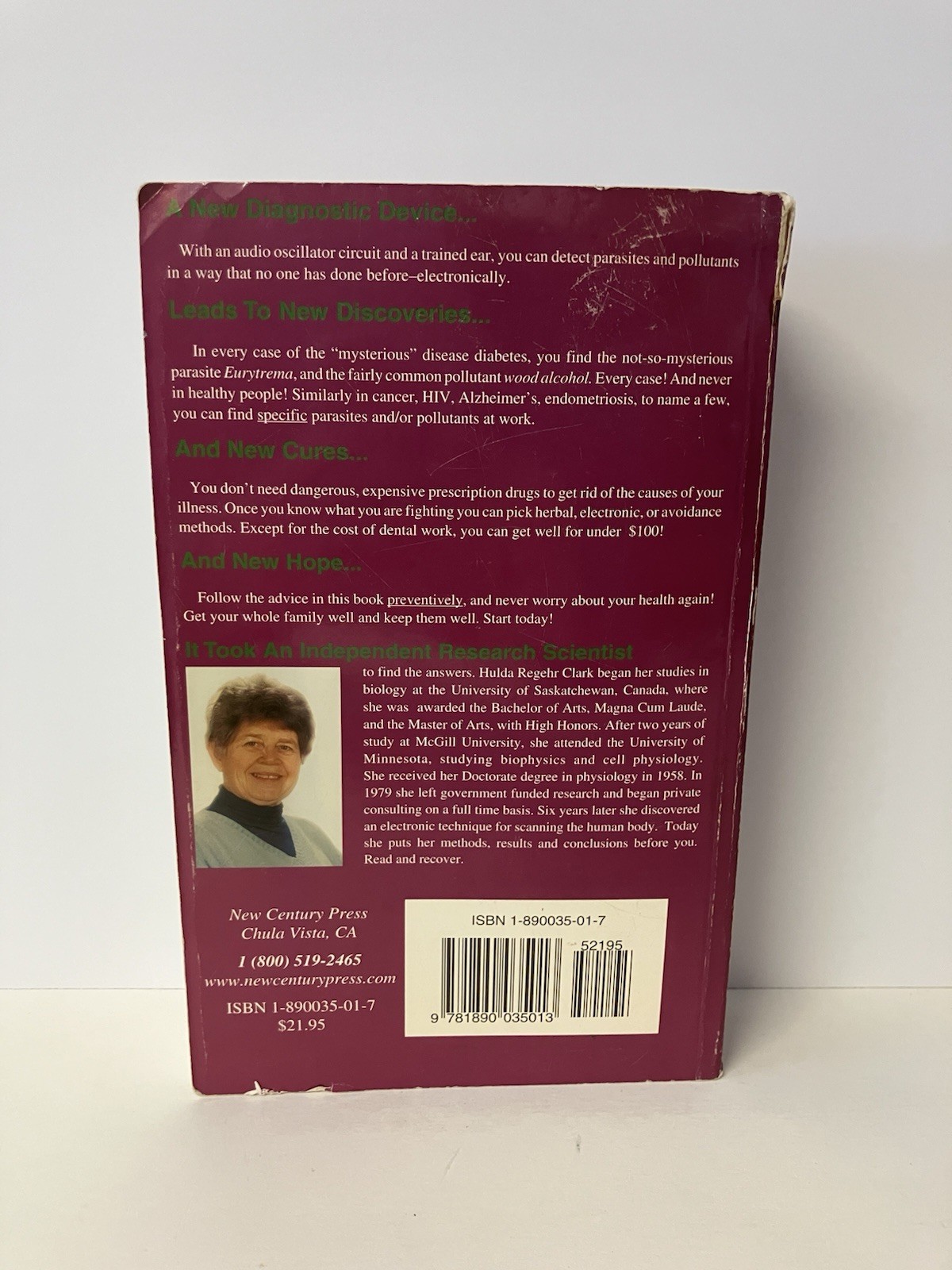 The Cure for All Diseases With Many Case Histories by Hulda Regehr Clark 2005