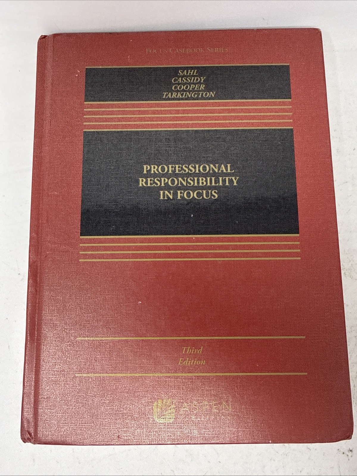Professional Responsibility In Focus Third Edition. Aspen *Unused W/Code