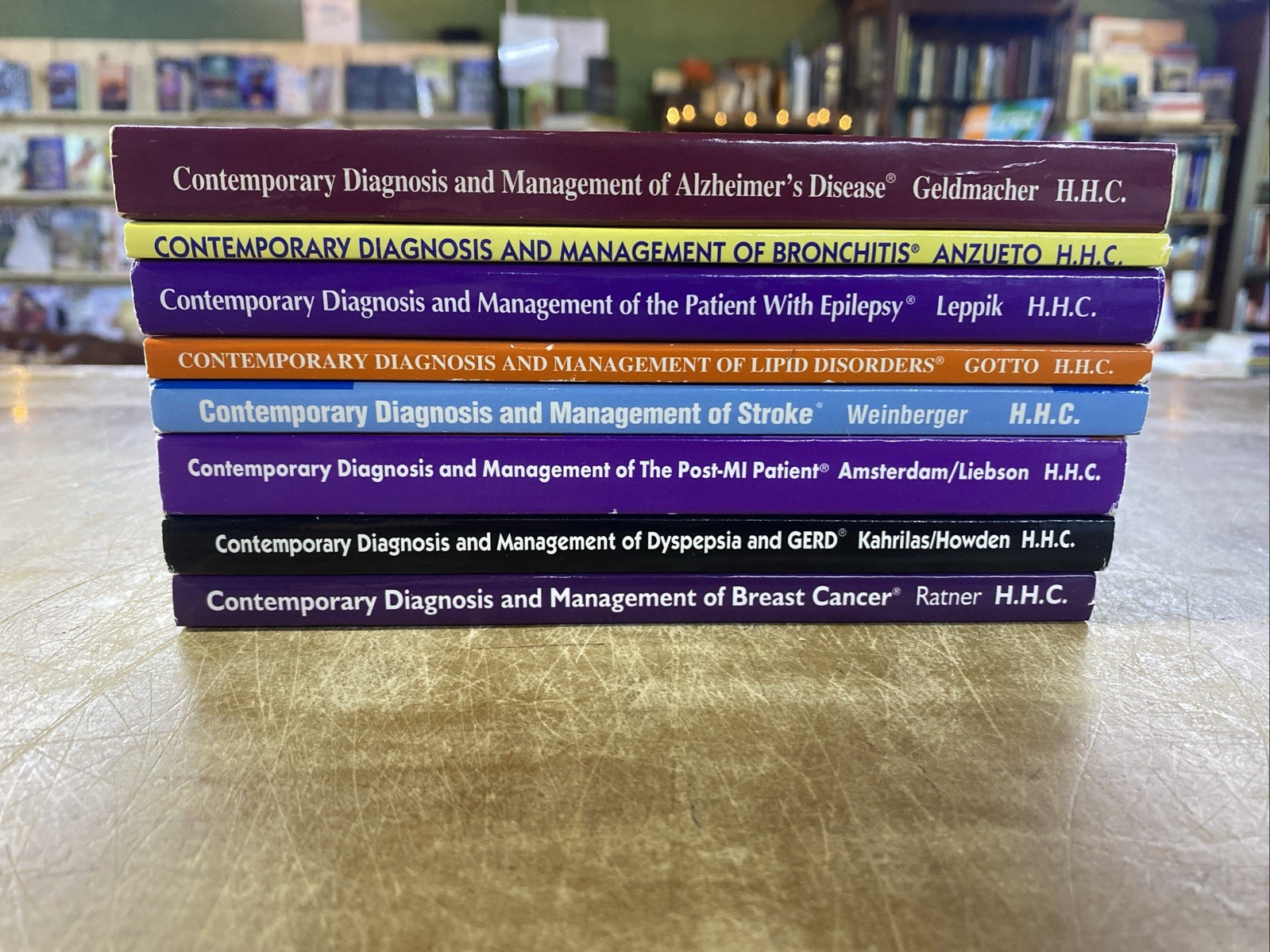 Contemporary Diagnosis & Management 8 Book Lot Handbooks In Health Care Co HHC