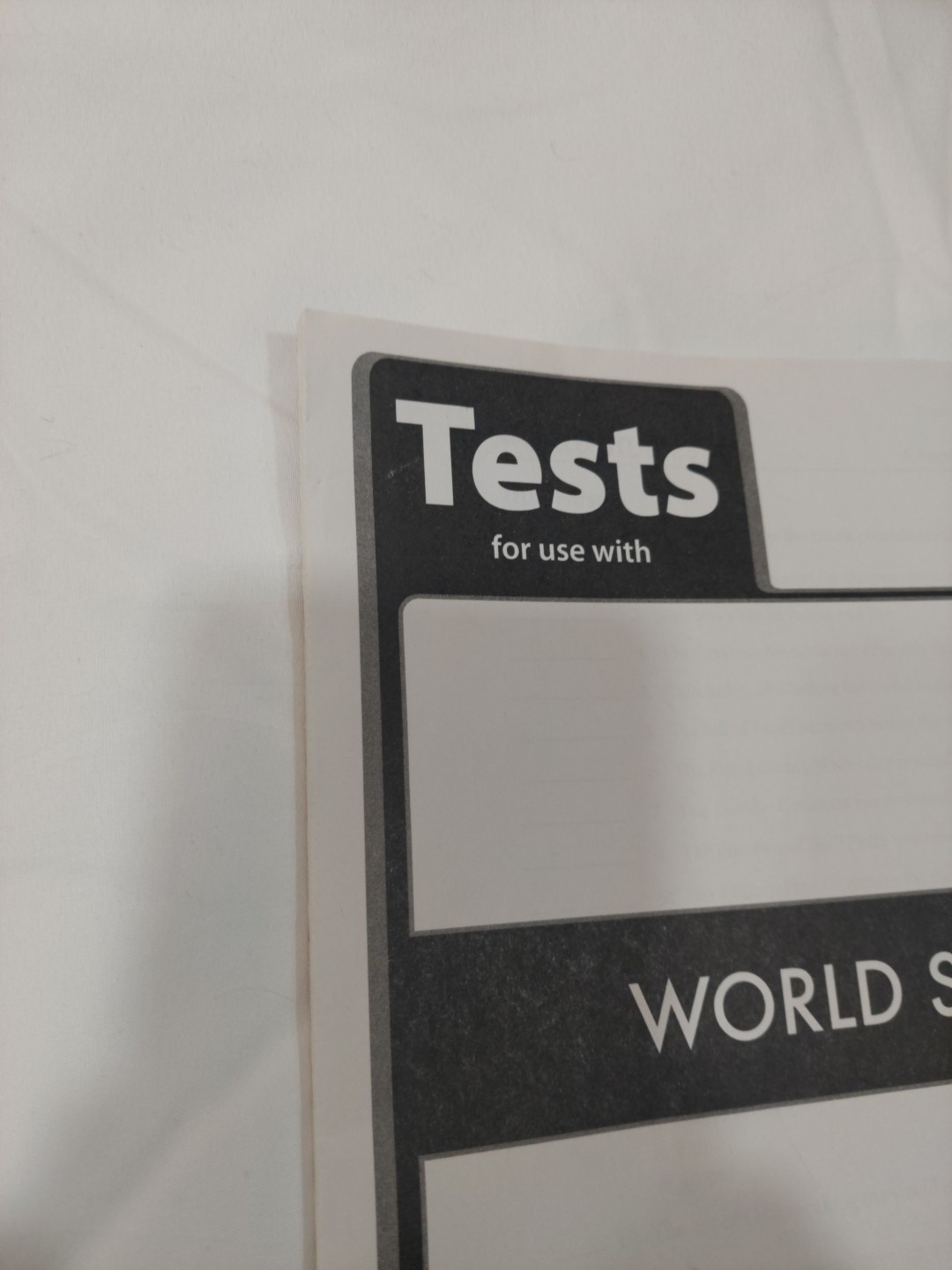 BJU Press World Studies Tests 4th Edition 501775 Fourth Edition Bob Jones 2017