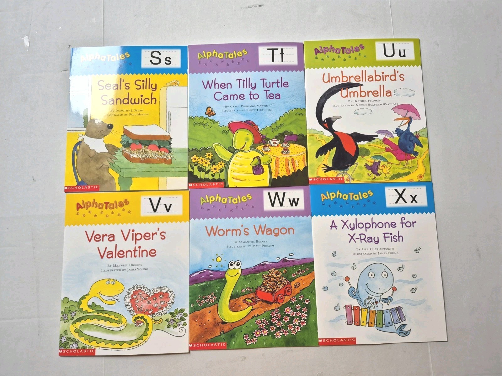 AlphaTales Box Set 26 PB Books Teacher Guide Alphabet Lessons Pre K To 1st Grade