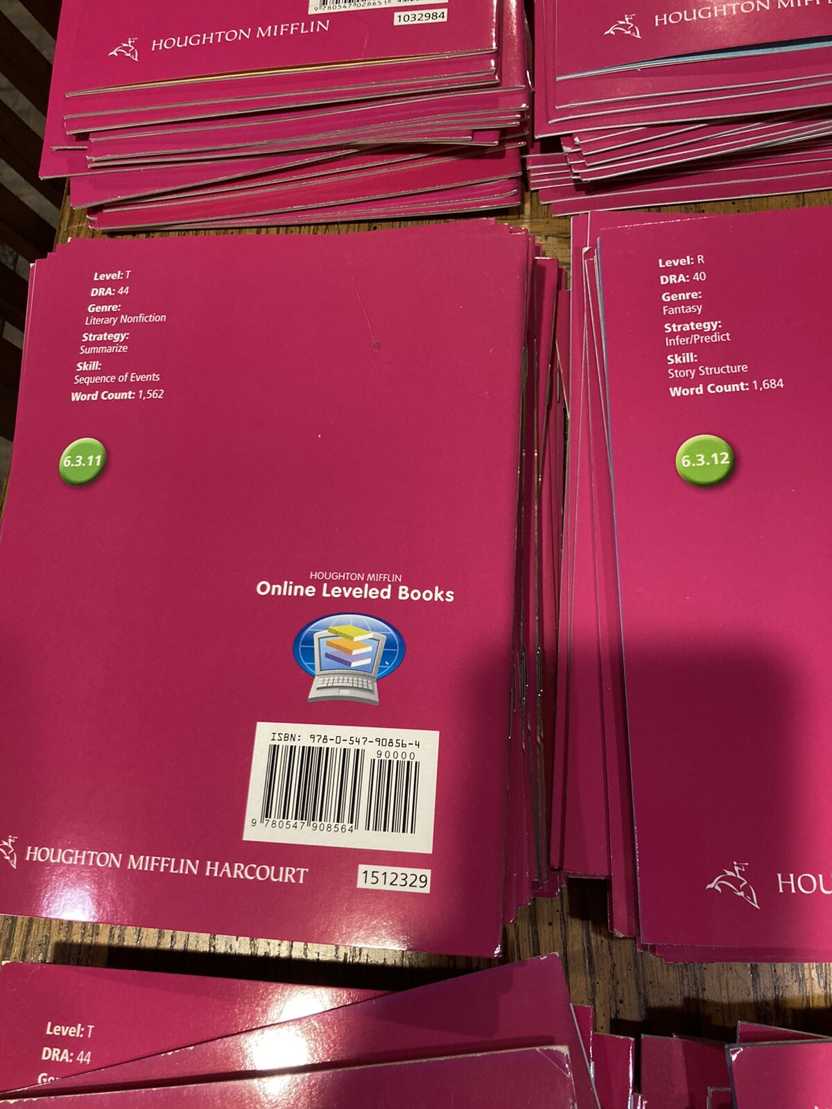 Journeys Houghton Mifflin Leveled Readers Grade 6 Below Level 🟢 25 Book Set