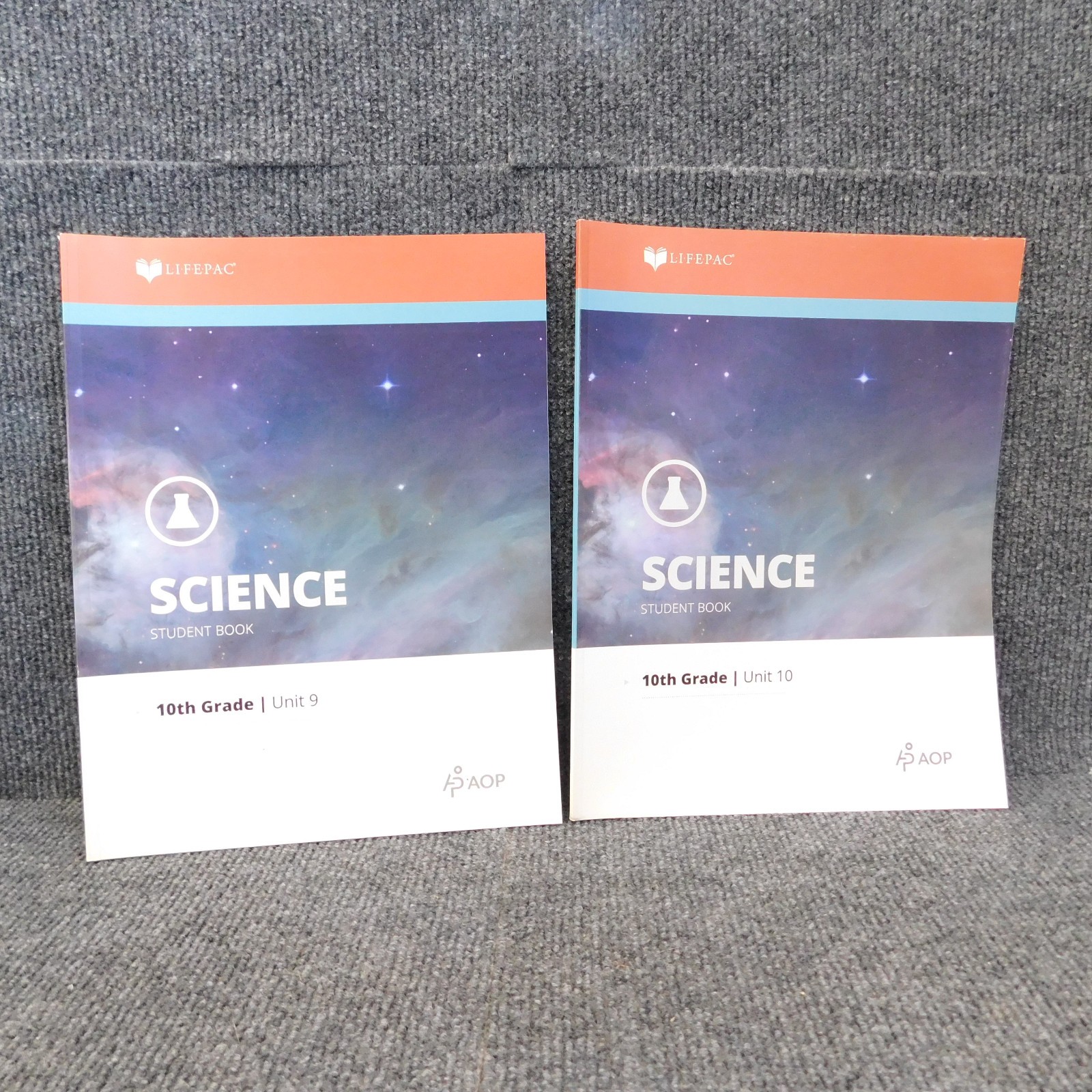 LifePac Grade 10 SCIENCE Teacher Guide, Student 1 – 10 Homeschool (some used)