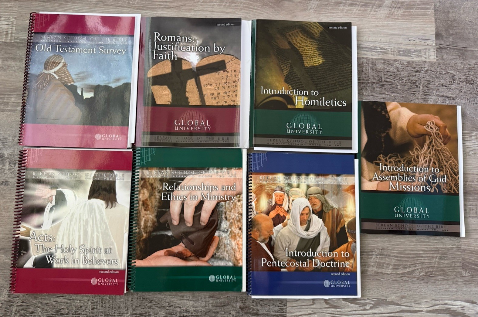 Lot Of 7 Berean School Of The Bible Study Books Synoptic Gospels Ethics