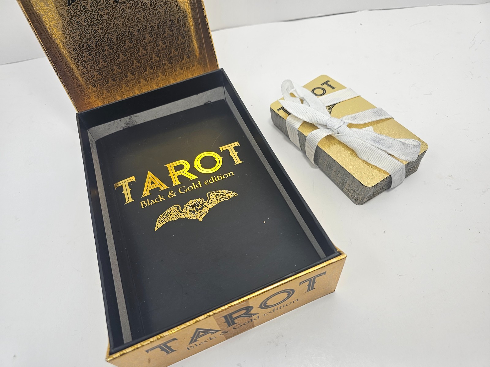 Lo Scarabeo Tarot Black & Gold Edition Deck 78 Cards London 1909 Boxed Set