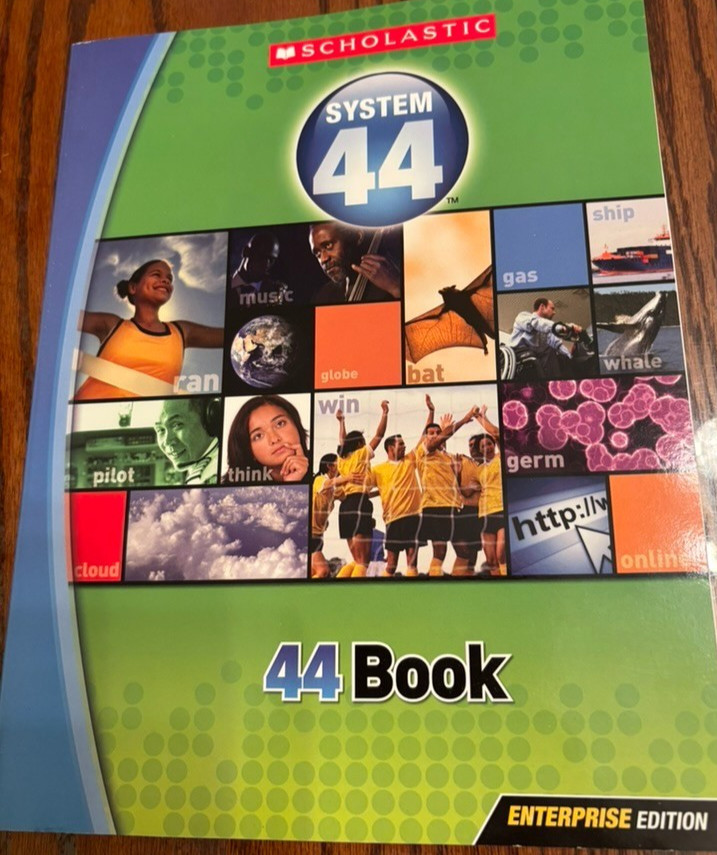 System 44 Book, Main, scholastic, 184 pages