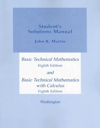Student’s Solutions Manual