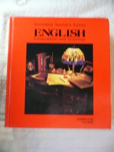 ENGLISH COMPOSITION & GRAMMAR: GRADE 12 By John E. Warriner – Hardcover *VG+*