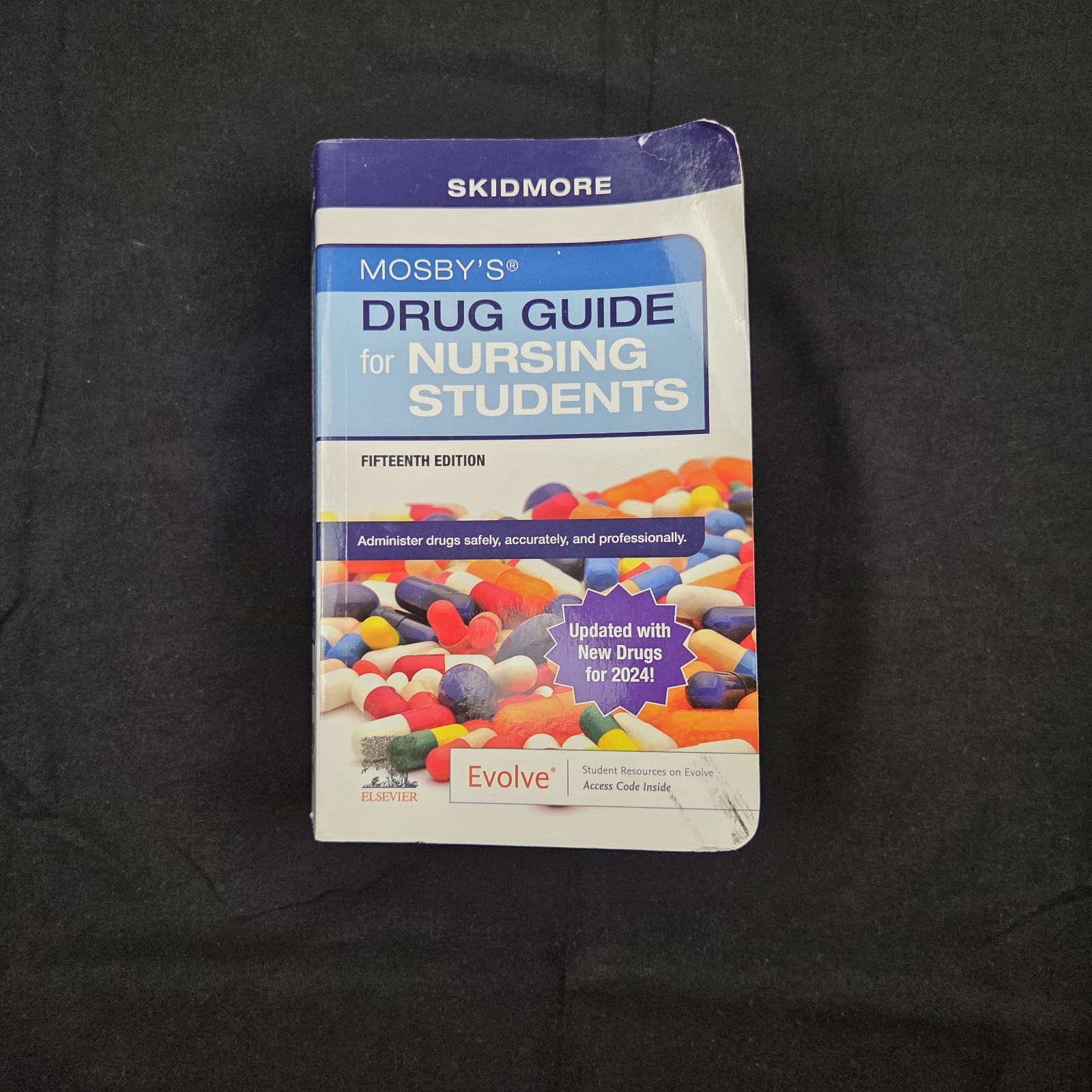 Mosbys Drug Guide For Nursing Students Pill And Medicine Identifier Book