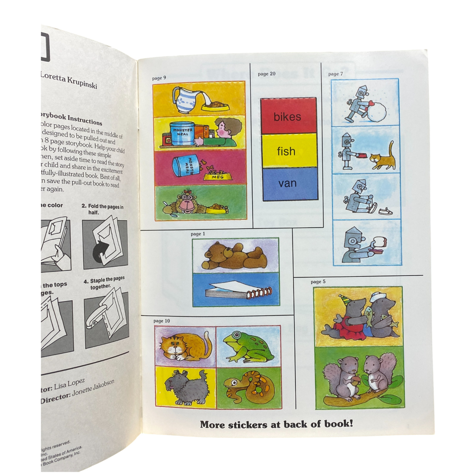 I Can Read; Stickers.. McClanahan Book Company; 1991; Staple bound; VG
