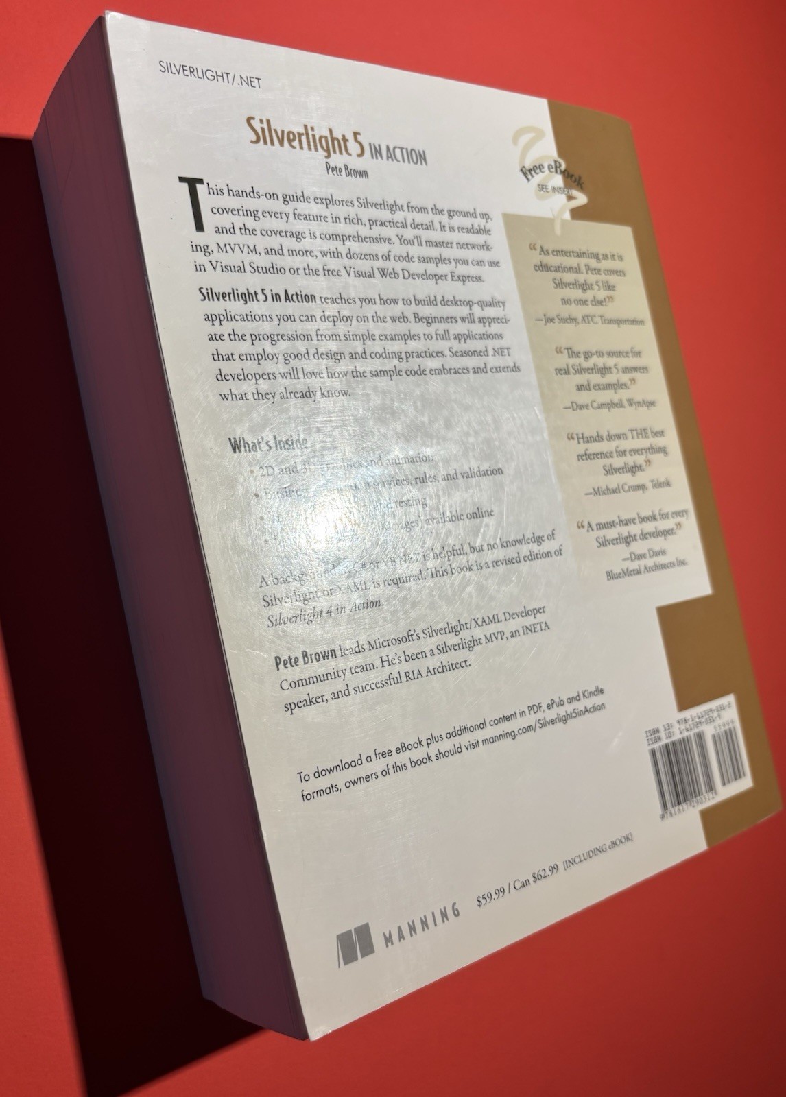 Silverlight 5 in Action (Revised Ed. of Silverlight 4) P. Brown 2012 Manning PB