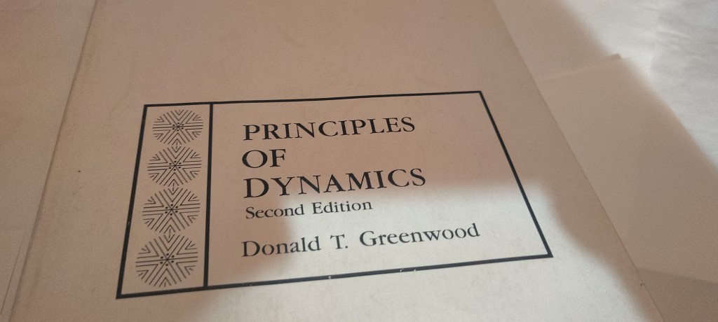Principles of Dynamics 2nd Edition book donald greenwood
