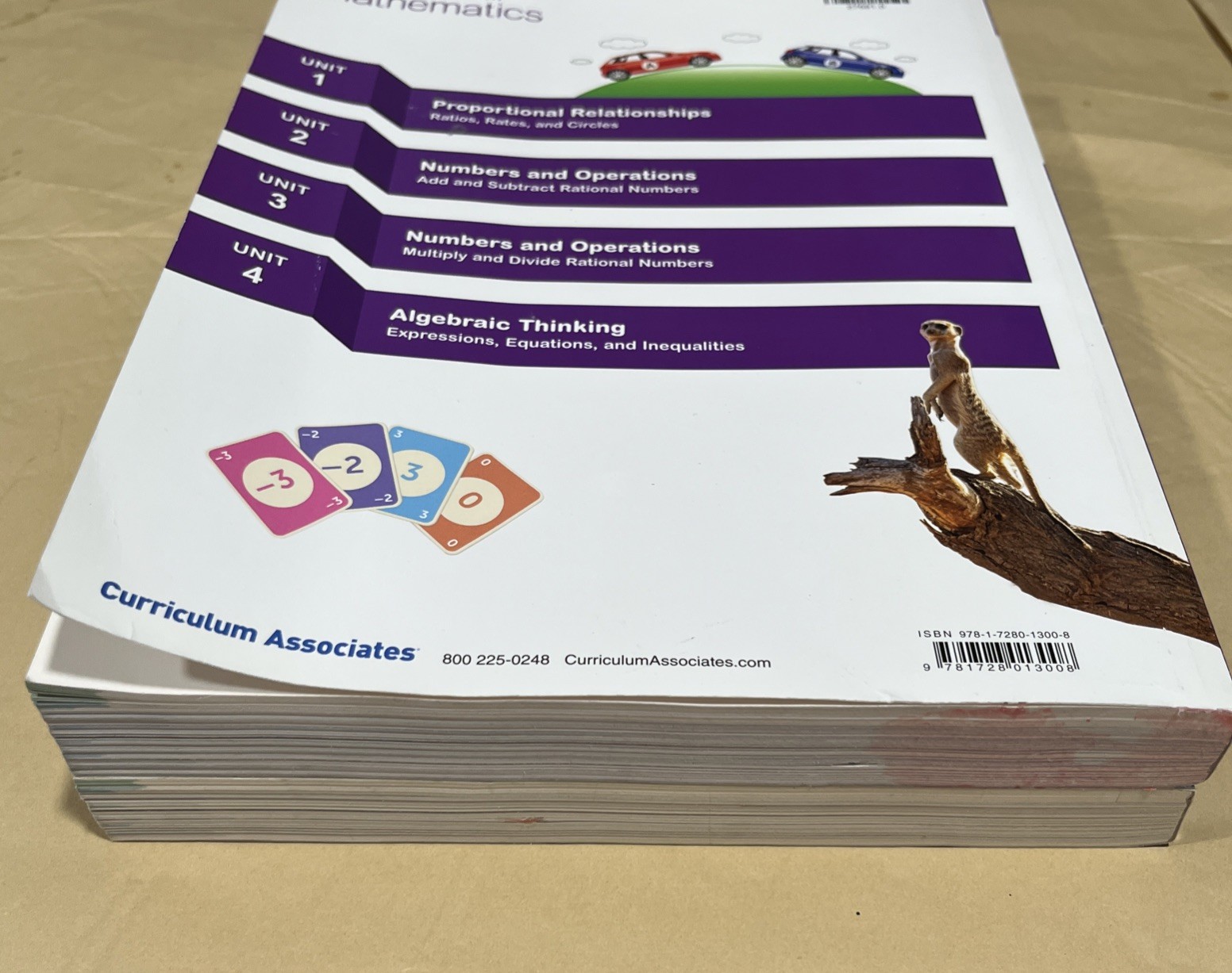 Ready Classroom Mathematics Grade 7 Volume 1 & 2 Student Workbooks CLEAN