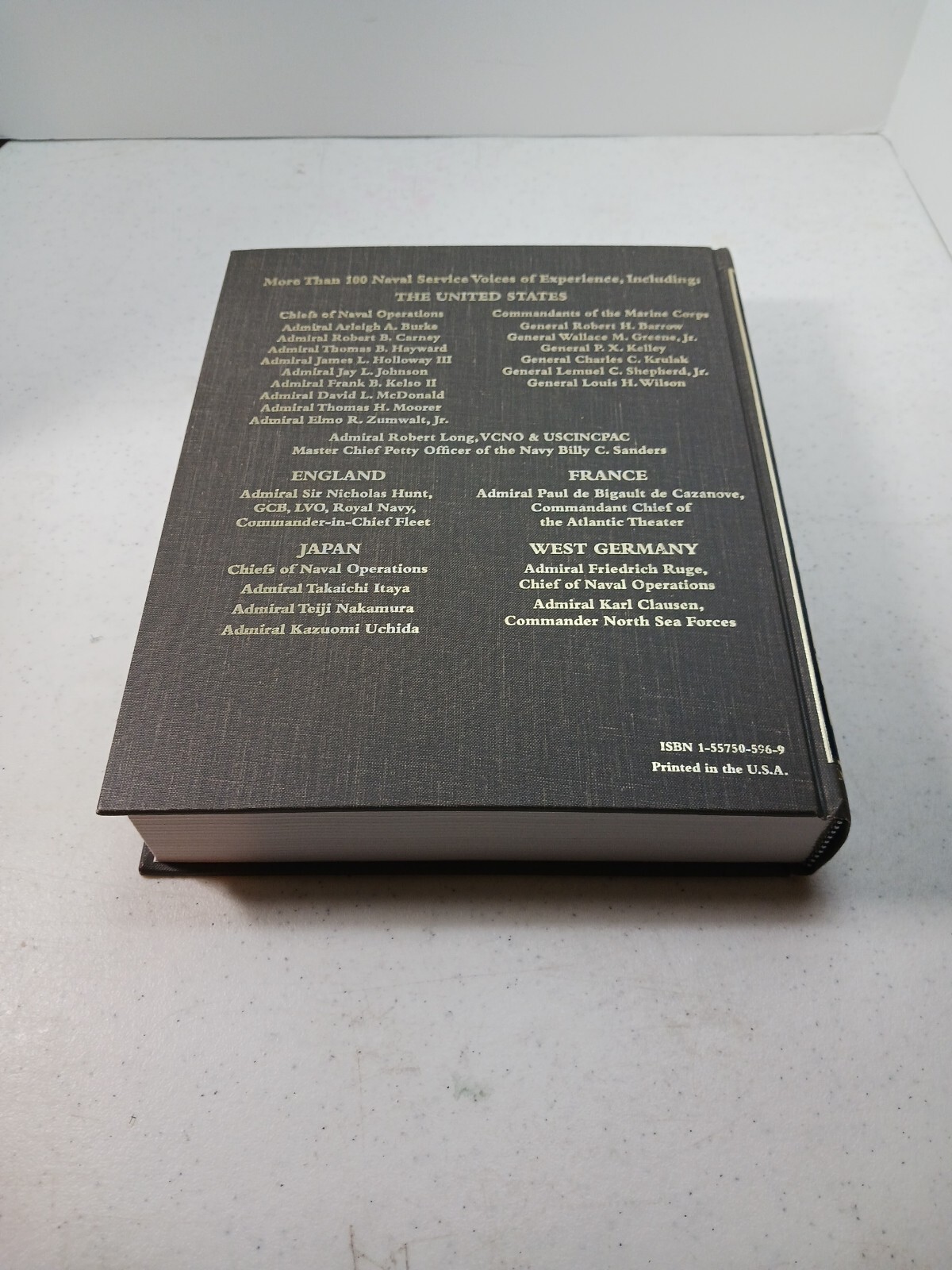Naval Leadership: Voices of Experience by Karel Montor 1998