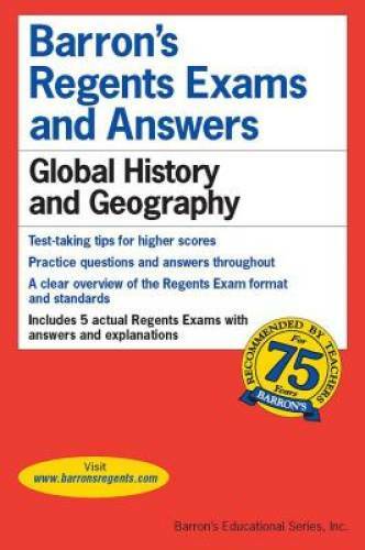 Global History and Geography (Barron’s Regents Exams and Answers Books) – GOOD