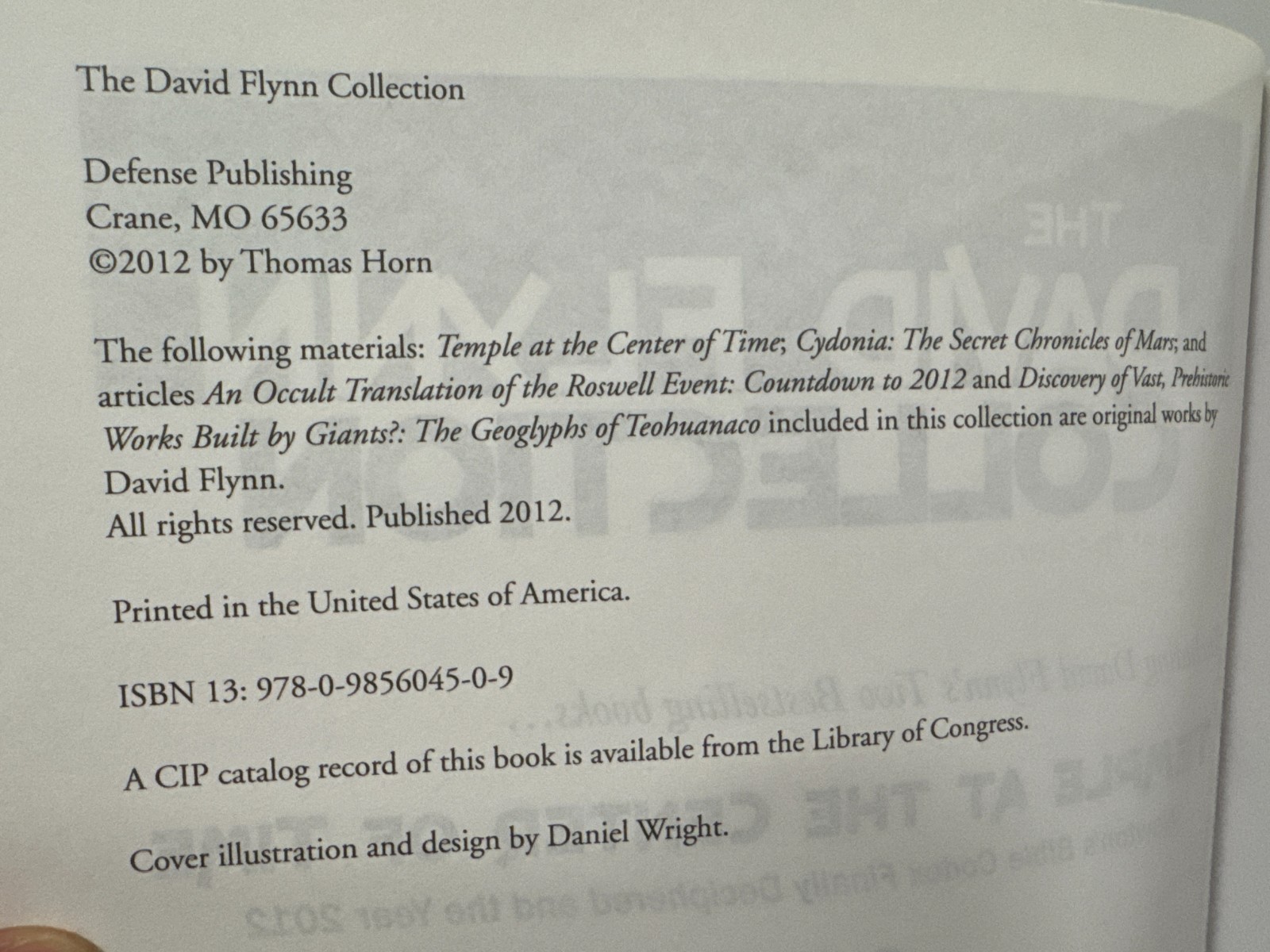 The David Flynn Collection by David Flynn 2012 Softcover
