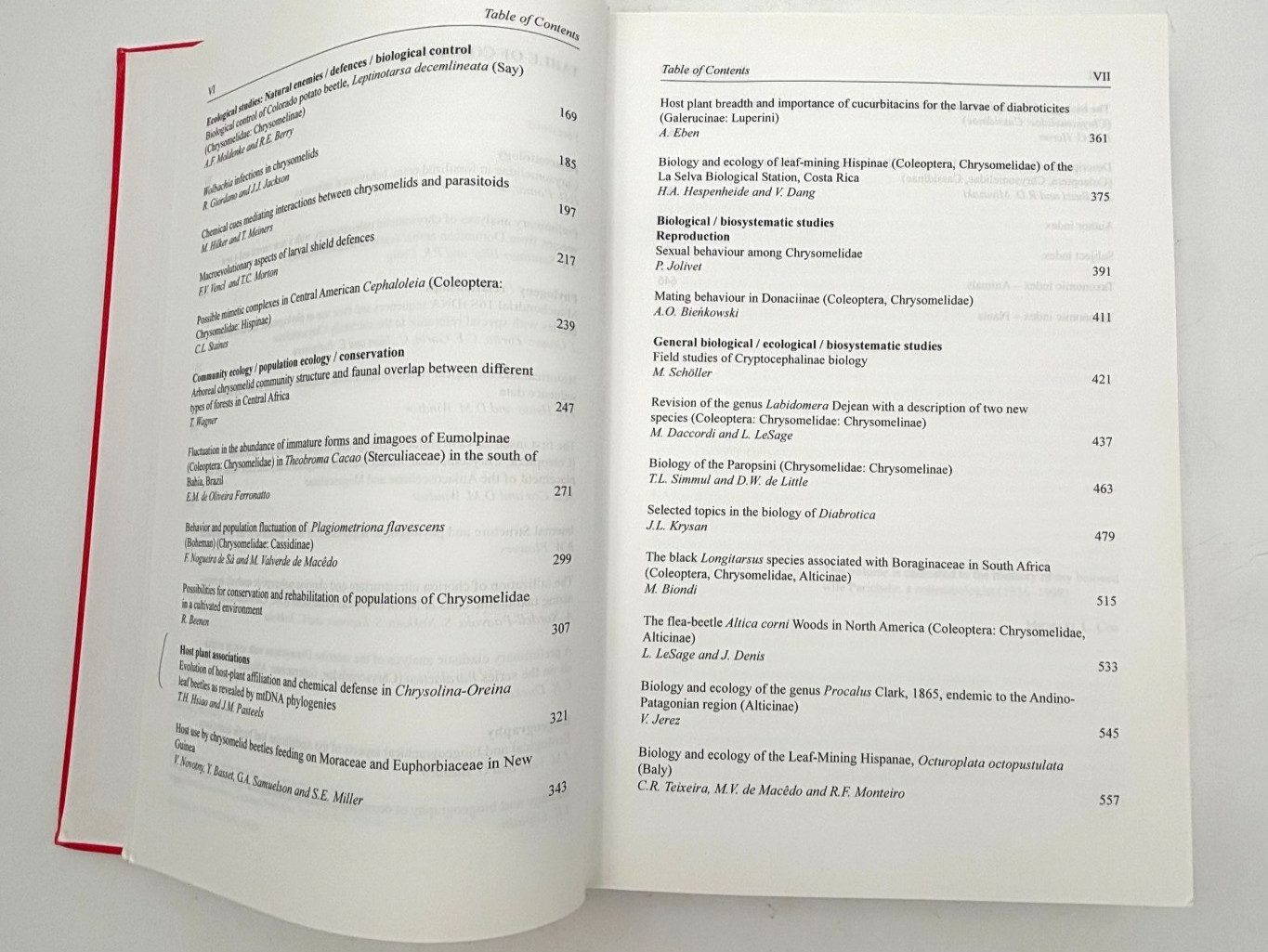 Advances in Chrysomelidae Biology 1 / M.L. Cox / 1999