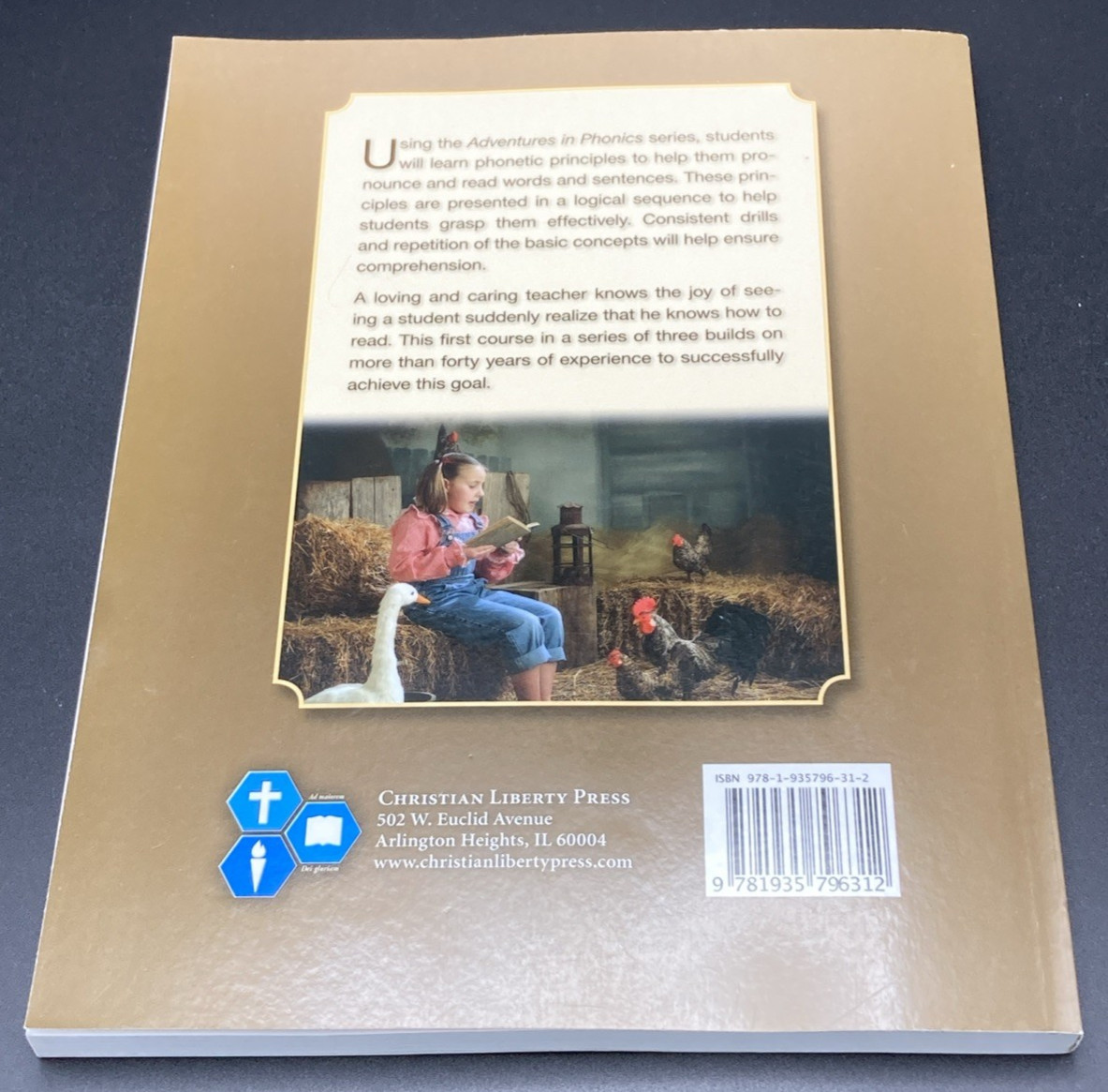 Adventures in Phonics Third Edition Level A Workbook Reading Spelling Homeschool