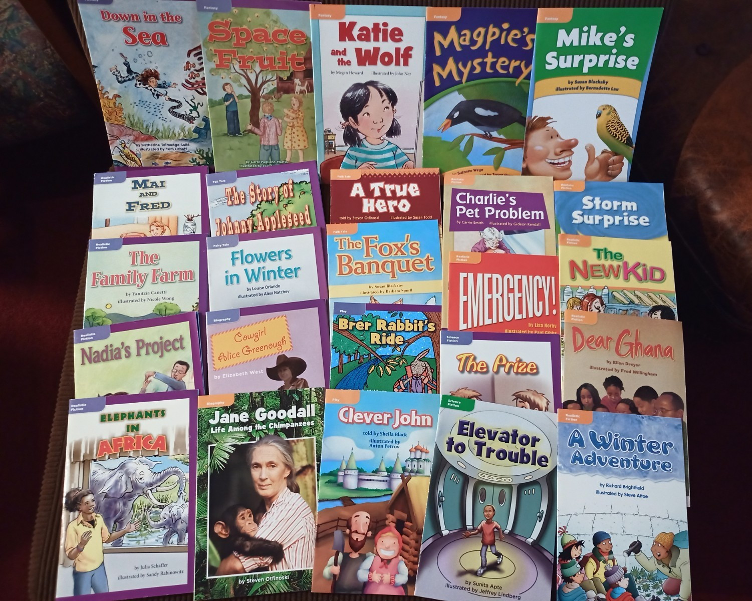 Lot Of 25 Grade 5 Leveled Readers Macmillan McGraw-Hill Fiction & Nonfiction