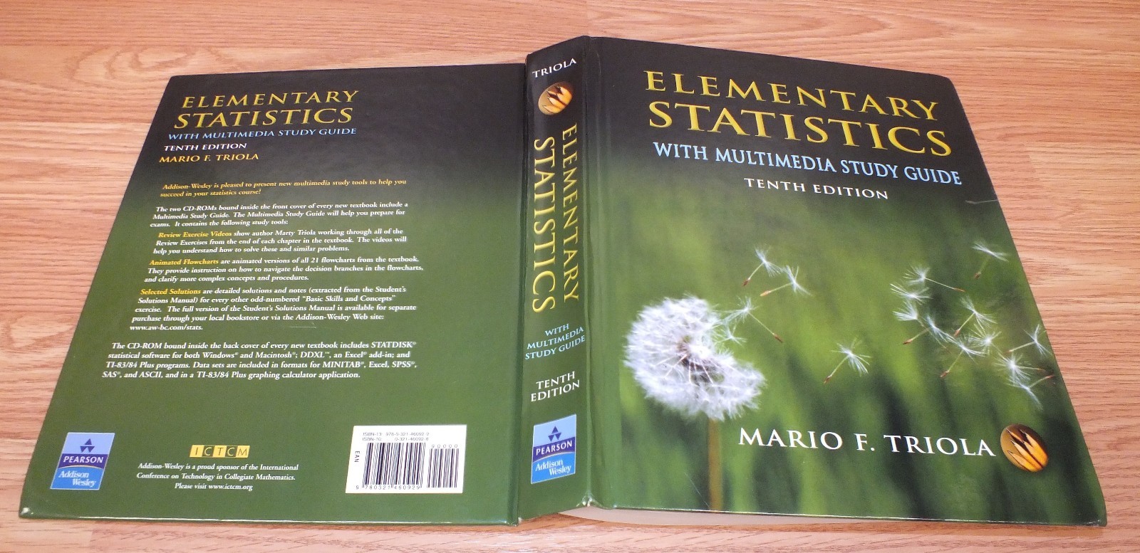 Elementary Statistics With Multimedia Study Guide Tenth Edition Hardcover Book