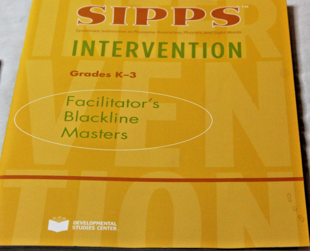 SIPPS Intervention Grades K-3 Staff Development Support Kit