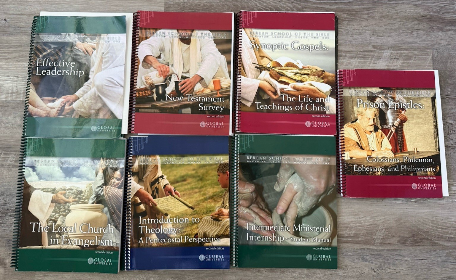 Lot Of 7 Berean School Of The Bible Study Books Synoptic Gospels Ethics