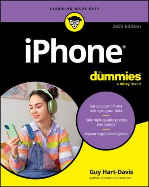 iPhone For Dummies, 2025 Edition Paperback Guy Hart-Davis