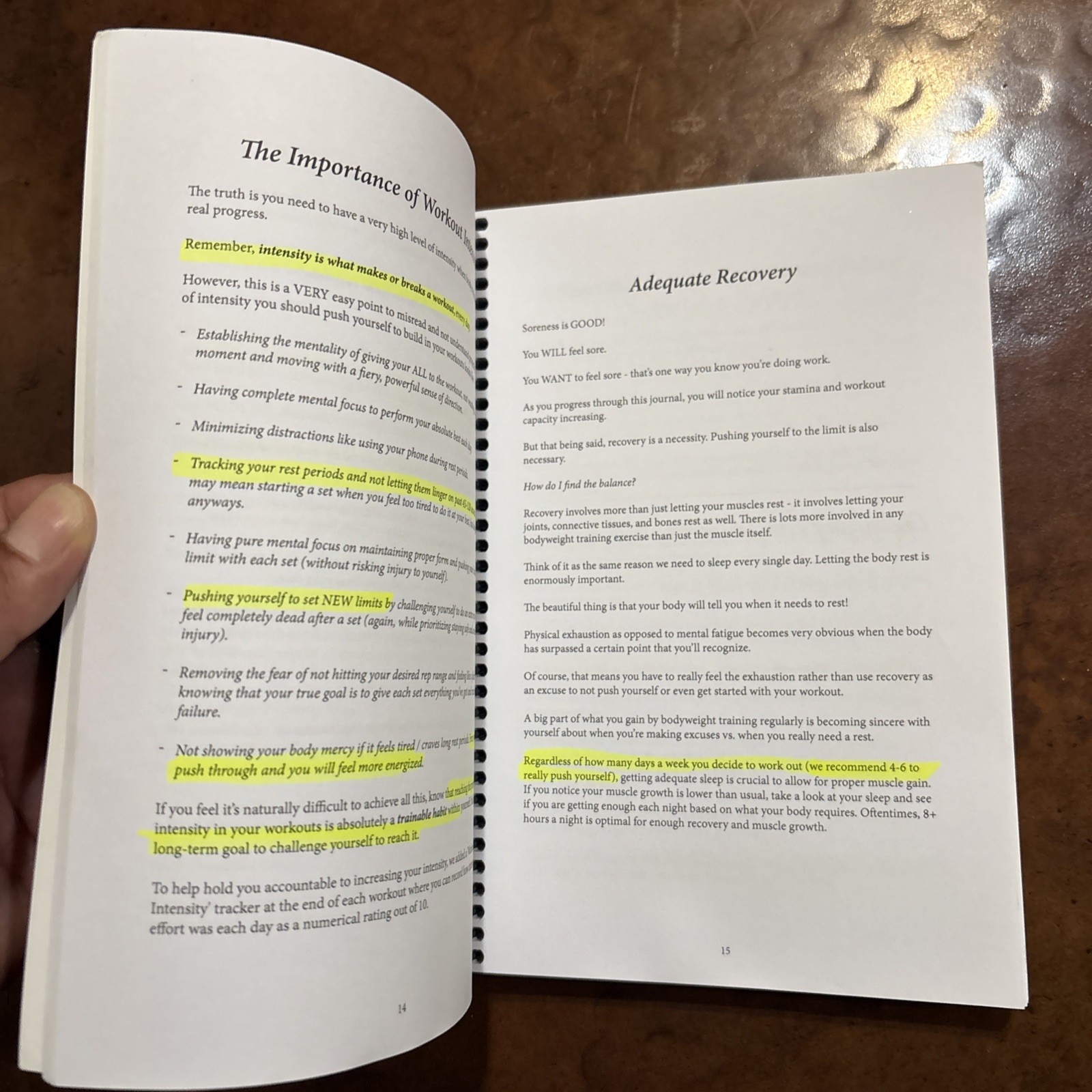The Bodyweight Home Workout Journal Volume 1 Habit Nest 2023 Spiralbound