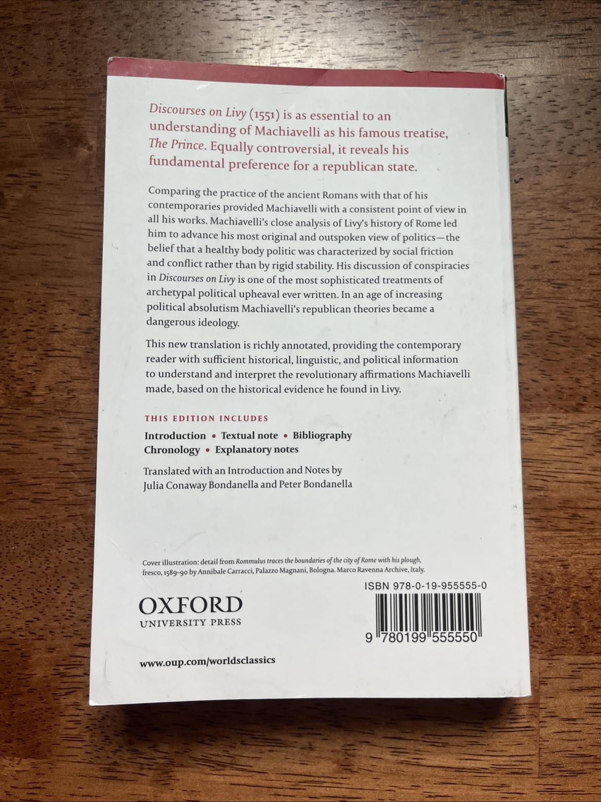 Discourses on Livy by Niccolò Machiavelli (1998, Trade Paperback)
