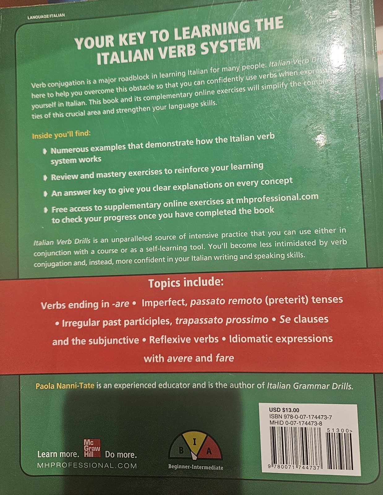 Beginner to Intermediate Italian Study Set – Practice Makes Perfect + Usborne