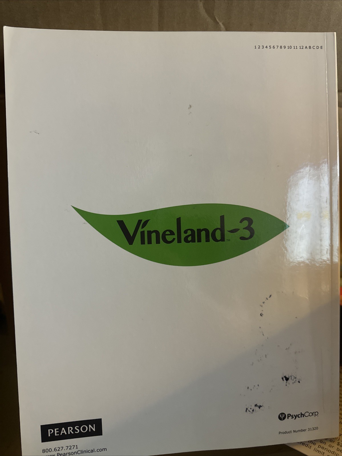 Vineland Adaptive Behavior Scales Third Edition Manual Book Pearson Psychcorp