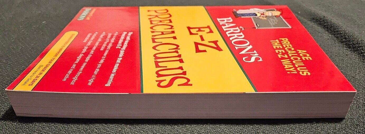 Barron’s Easy Way Ser.: E-Z Precalculus by Peter Eisen (2009, Trade…