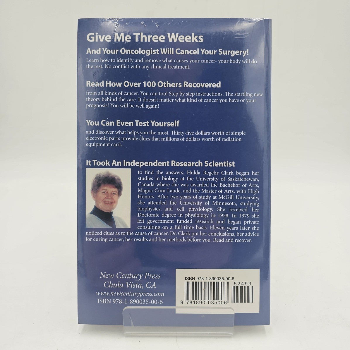 BRAND NEW | The Cure for All Cancers by Hulda Regehr Clark | Factory Sealed