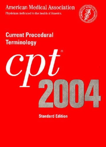 CPT, Standard Edition-2004 (Softcover) (Current Procedural Terminology (C – GOOD