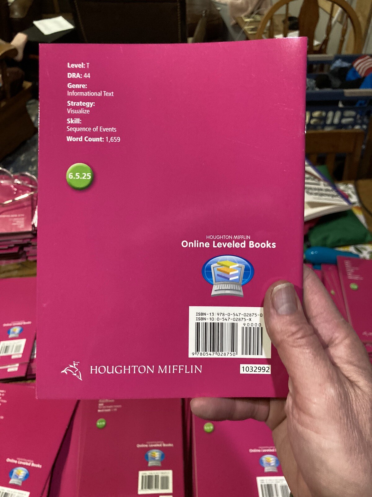 Journeys Houghton Mifflin Leveled Readers Grade 6 Below Level 🟢 25 Book Set