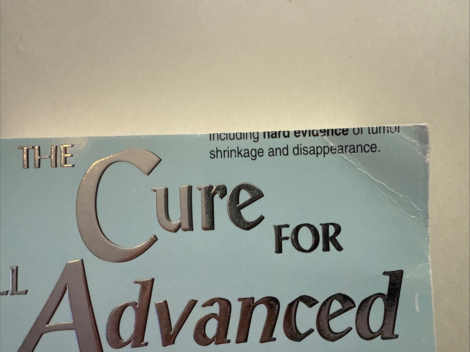 The Cure For All Advanced Cancers by Hulda Regehr Clark – Top Portion Cut