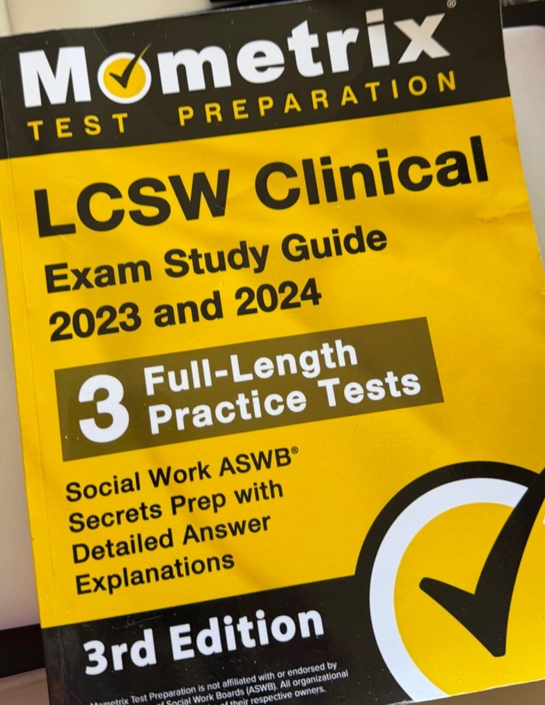 LCSW Clinical Exam Study Guide 2023 and 2024 – 3 Full-Length Practice Tests,…