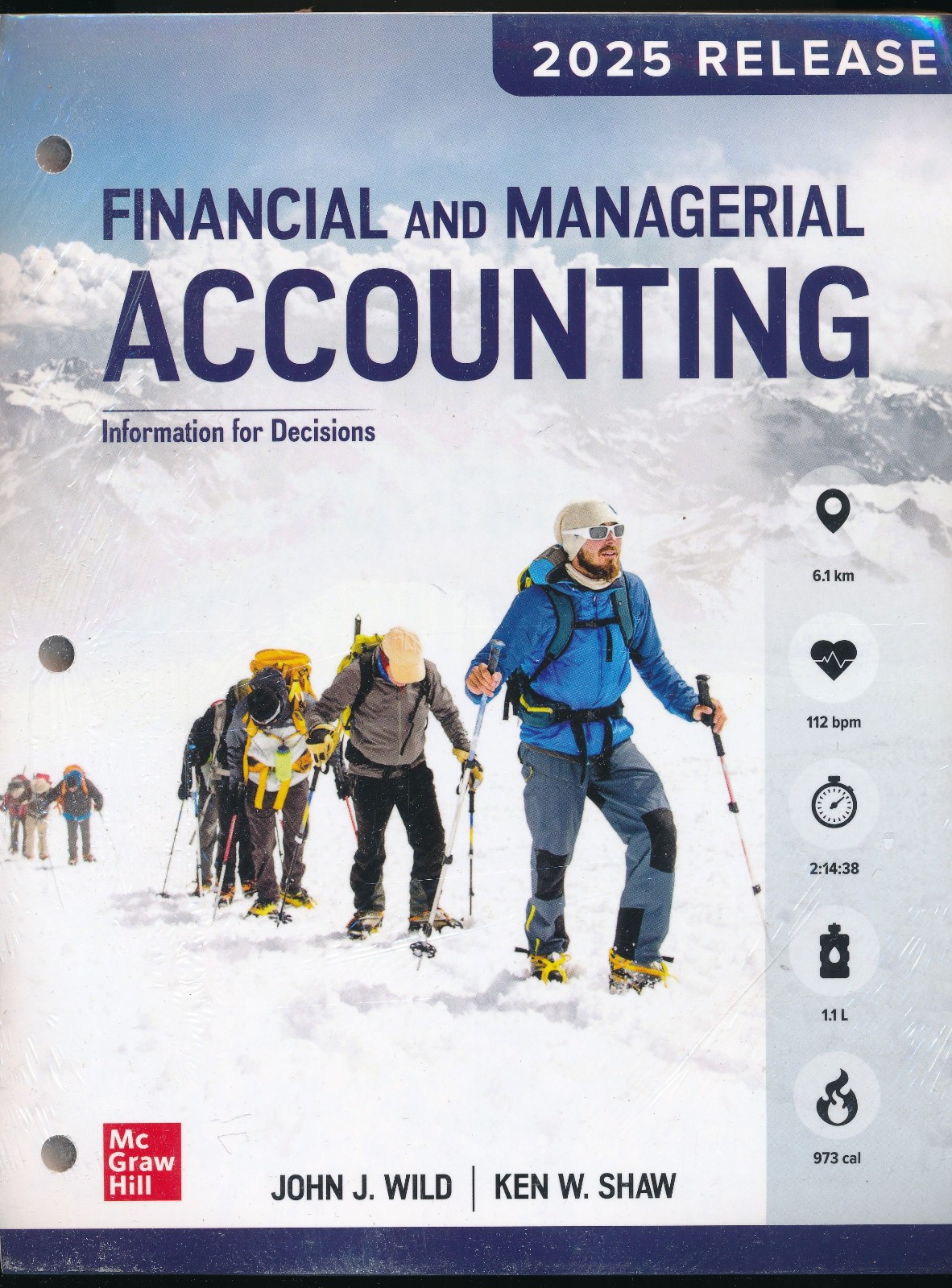 NEW Loose Leaf for Financial and Managerial Accounting: 2025 Release Wild & Shaw