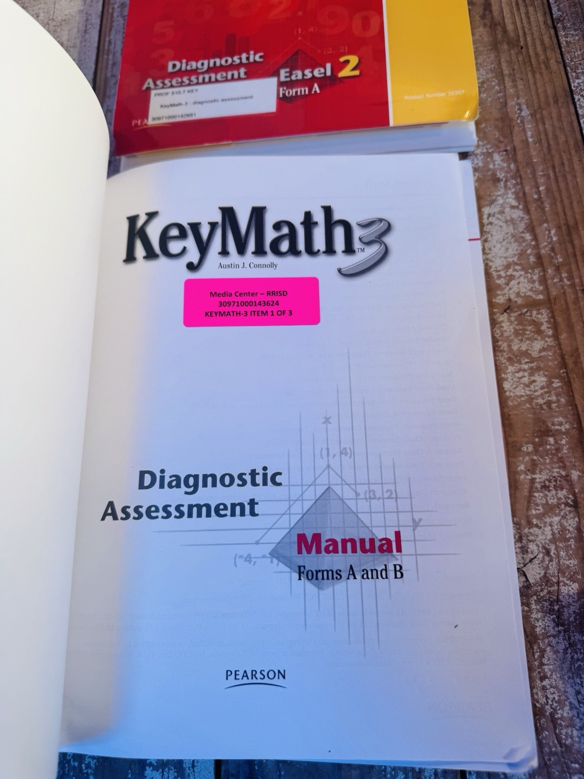 KeyMath-3 Diagnostic Assessment Form A Complete Set With Carrying Bag