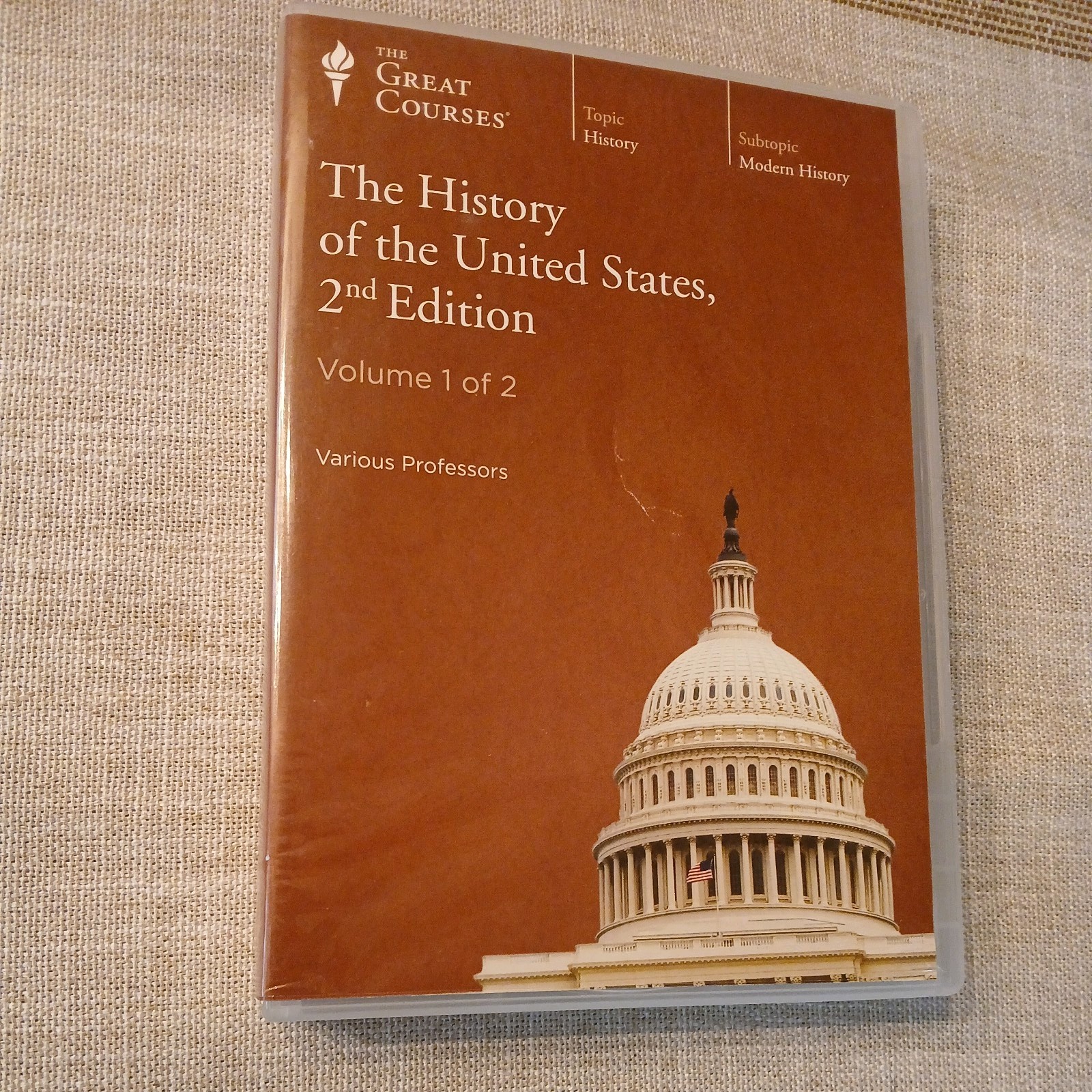 GREAT COURSES HISTORY OF THE UNITED STATES 2ND EDITION & WESTERN CIVILIZATION