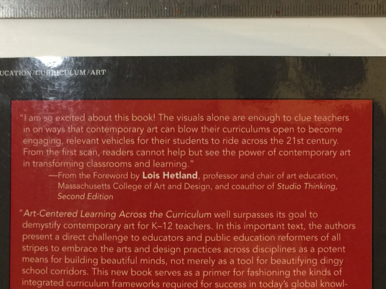 Art-Centered Learning Across the Curriculum: Integrating Contemporary Art