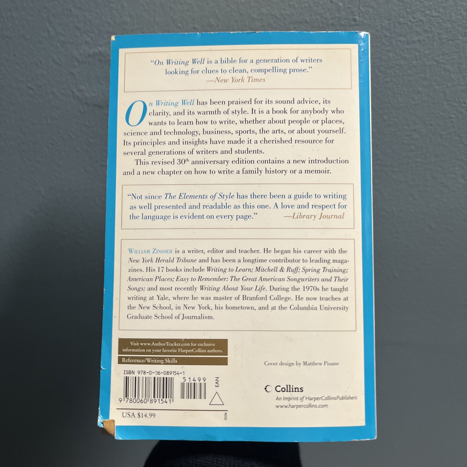 On Writing Well: The Classic Guide – Library Binding, by Zinsser William – Good