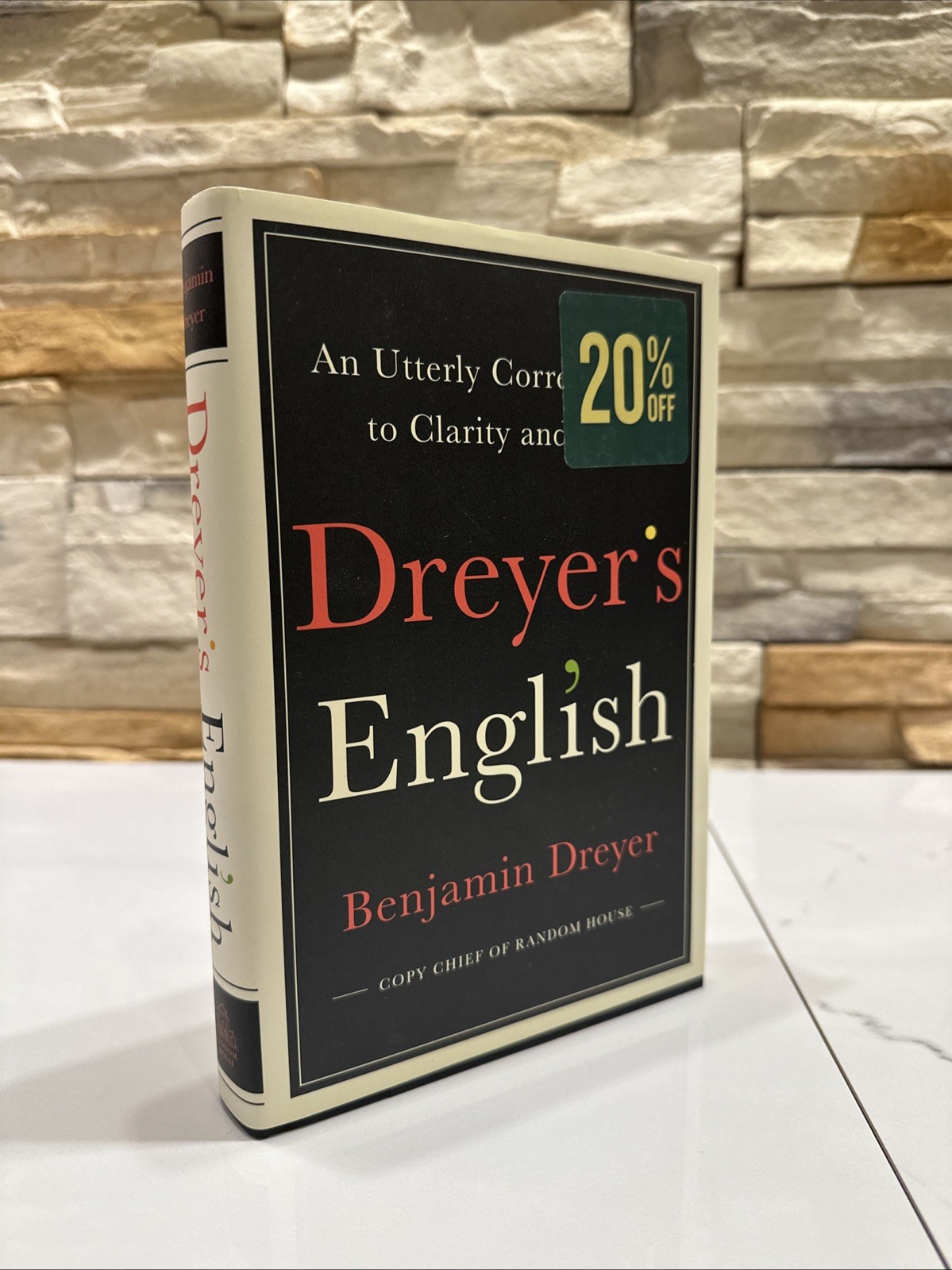 DREYER’S ENGLISH / BENJAMIN DREYER / 1ST EDITION 4TH PRINT HCDJ / STYLE GUIDE