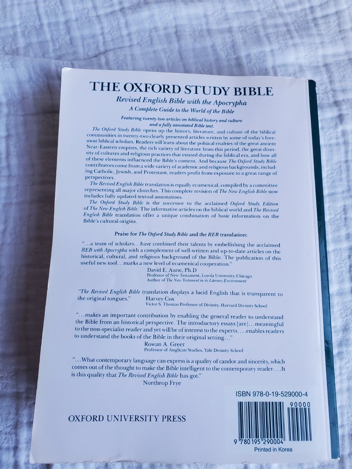 Oxford Study Bible Ed. Suggs & Cambridge Companion to Biblical Interpretation PB