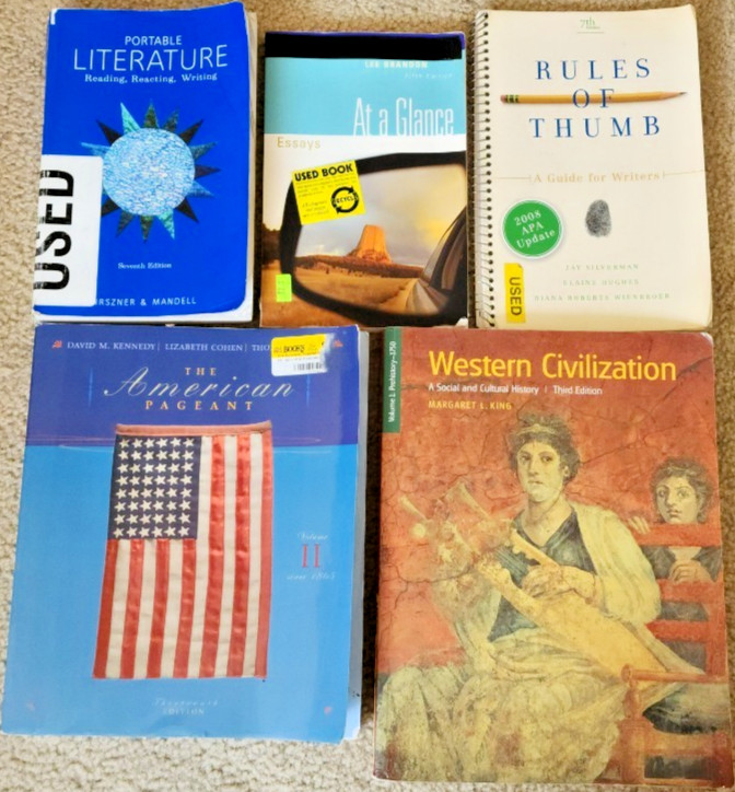 College Humanities Textbook Bundle – History & English Literature (5 Book Lot)