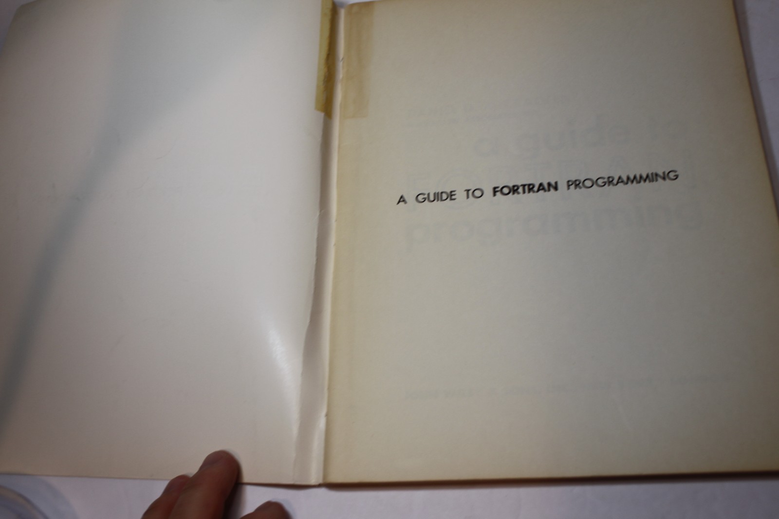 A Guide to Fortran Programming Daniel D. McCracken 1961 John Wiley &Sons