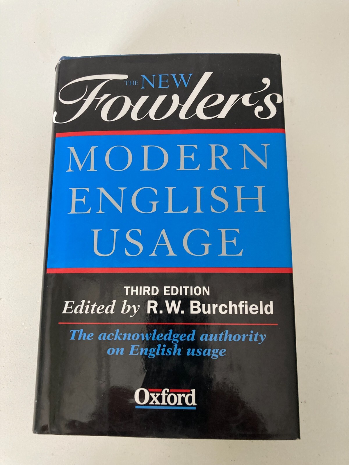 New Fowler’s Modern English Usage by H. W. Fowler (1996, Hardcover) 1st Printing