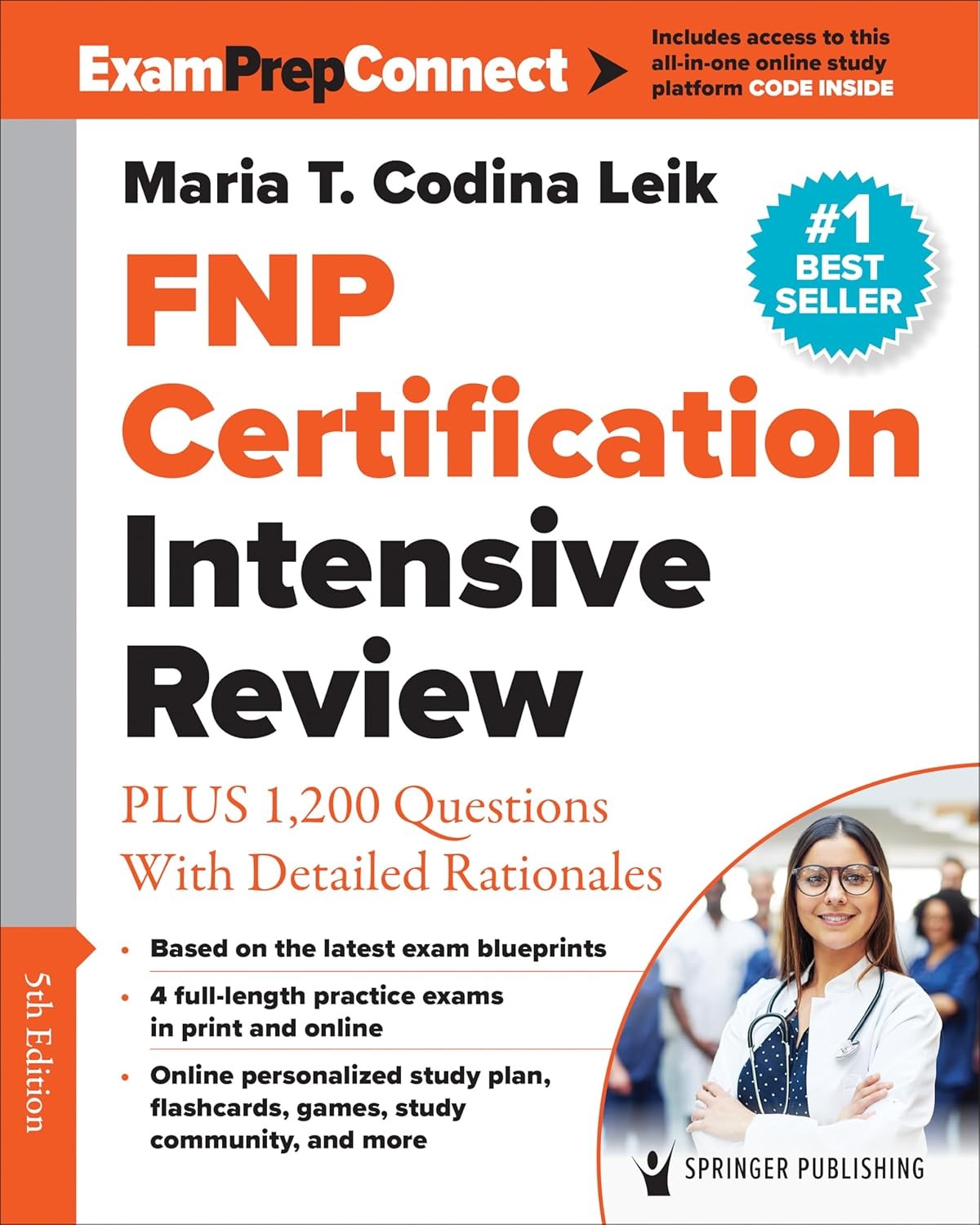Fnp Certification Intensive Review: Plus 1,200 Questions with Detailed Paperback