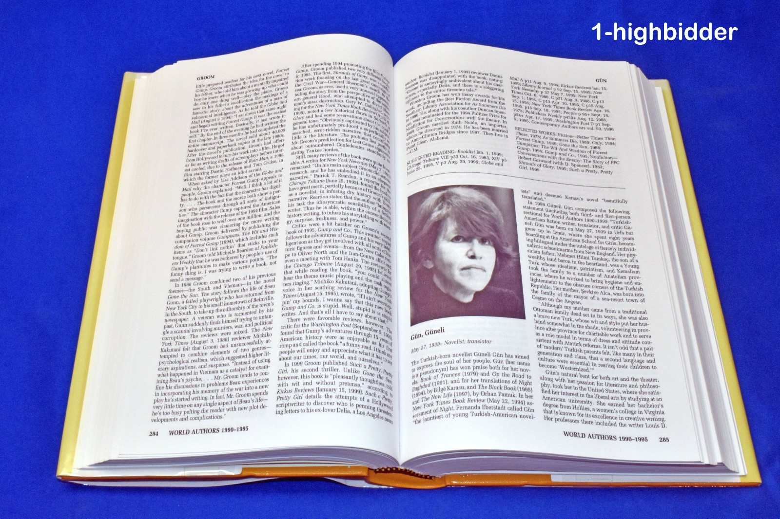 World Authors 1990–1995 1st Ed HCDJ HW Wilson Literary Reference Authors Series