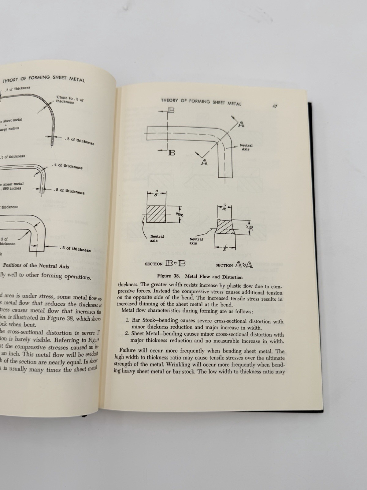 VTG 1958 Techniques of Press working Sheet Metal Textbook Eary Reed HC Prentice